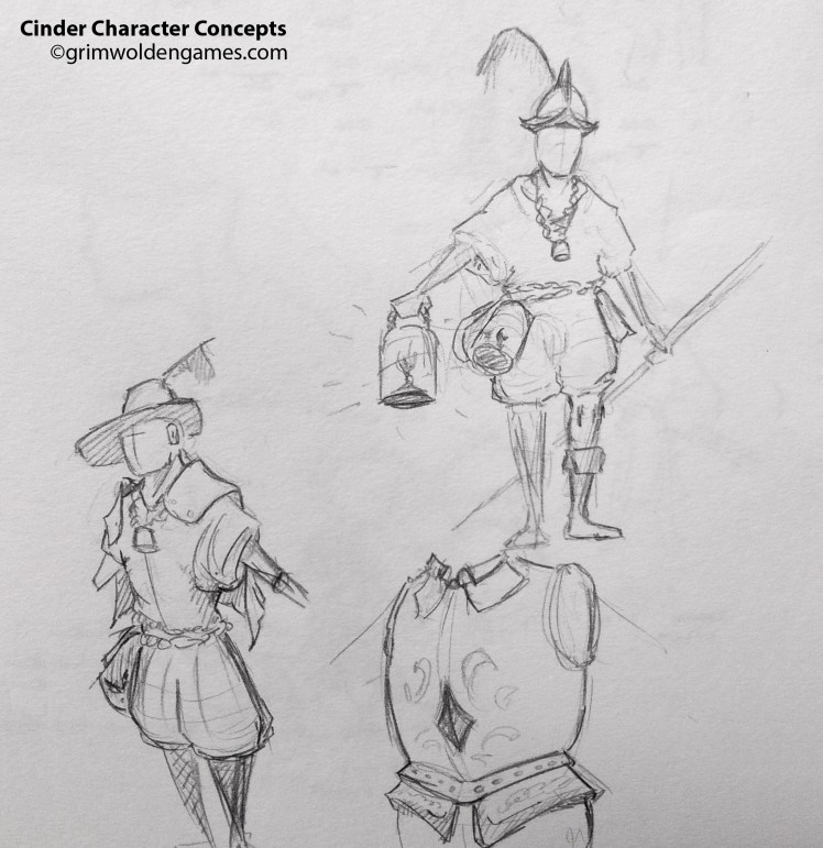 Cinder Characer Concepts 01
