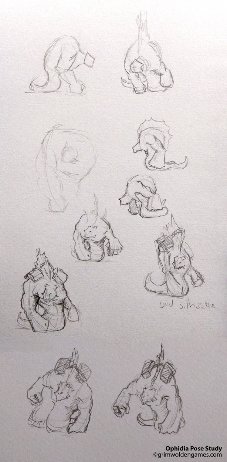 Ophidia Pose Study