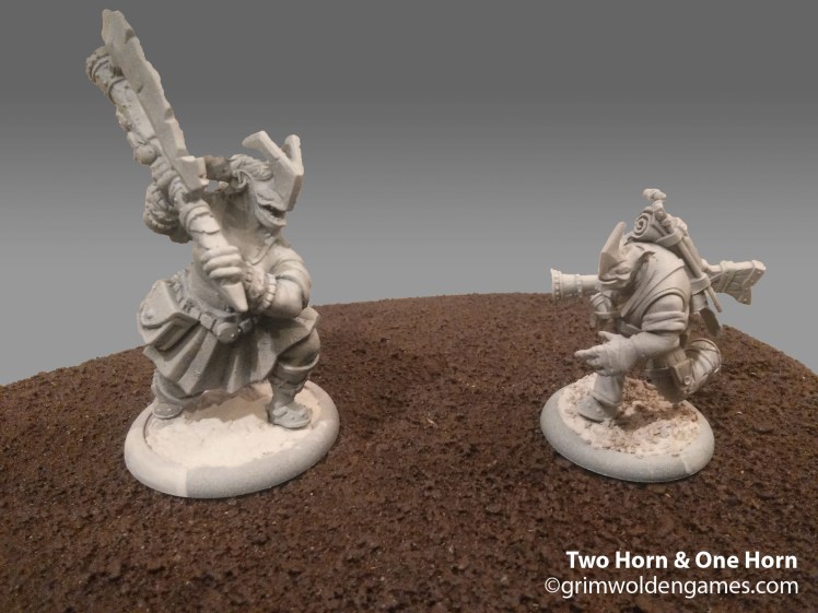 One Horn Two Horn Paint Start_